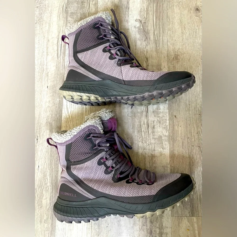 Merrell Bravada Knit Waterproof Hiking Boots- Womens Size 10.5/EU 42 - Picture 2 of 8